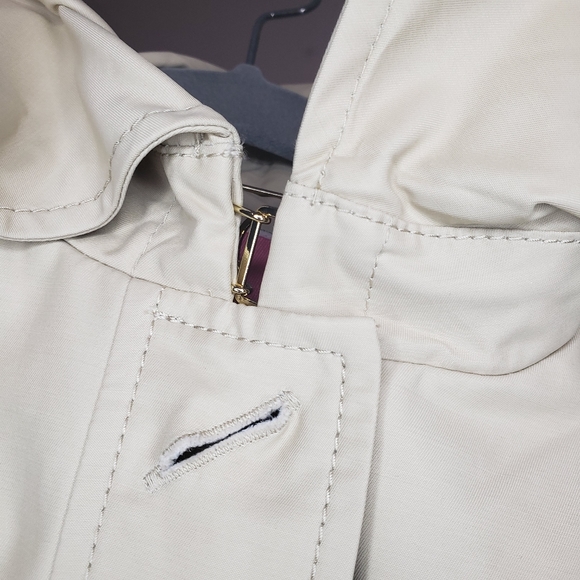 NWT Kate Spade Scalloped Edge Belted Trench Coat - Picture 10 of 16